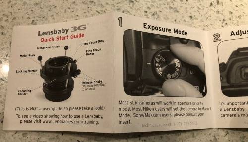 Unreal" LensBaby 3G for Canon