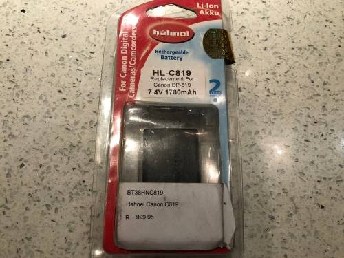 Canon Replacement Battery BP-819
