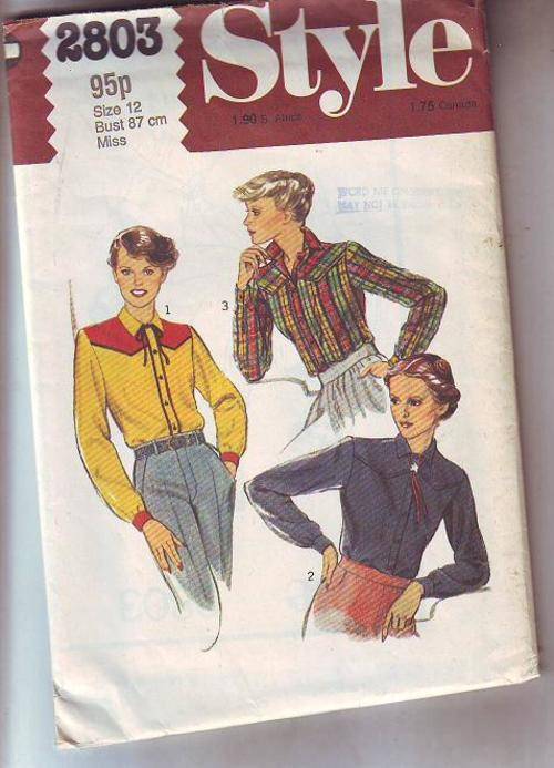 Style sewing Pattern  no 2803  used pattern   size 12