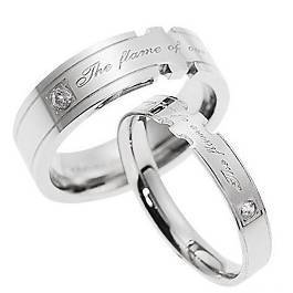 Titanium Couples Ring Sets - product code TYCR006