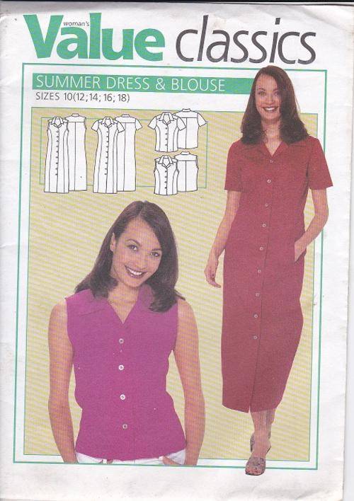 Value Classics sewing  pattern no Summer Dress & Blouse as per scan