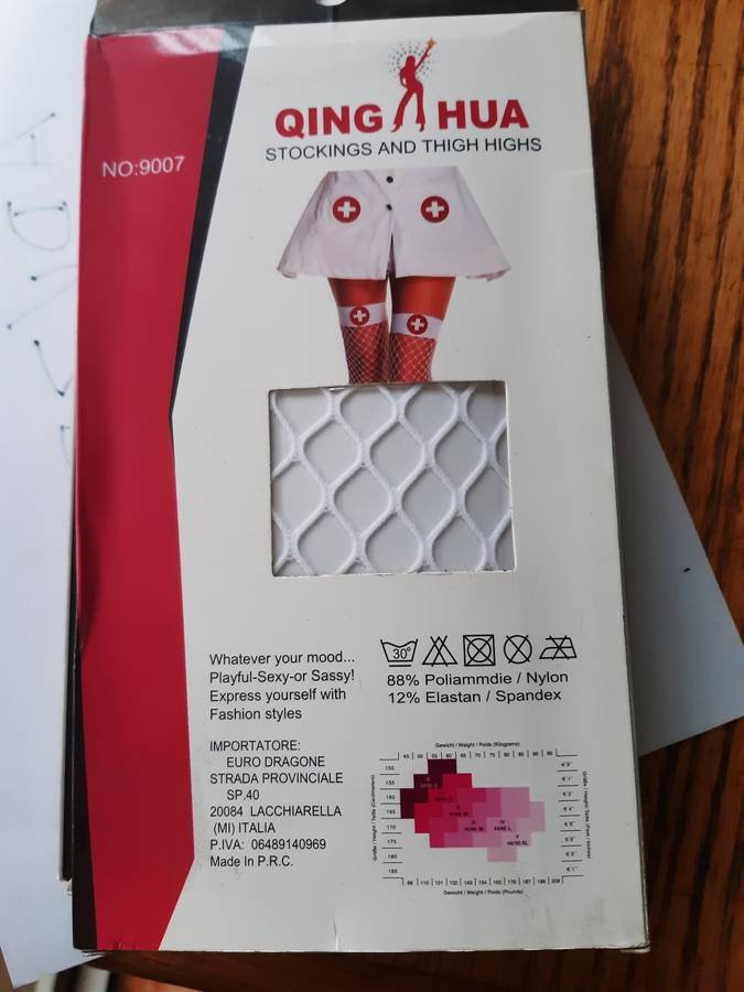 White Fishnet Knee High Stockings Nurse Womens Cosplay Stockings One Size (s-l)