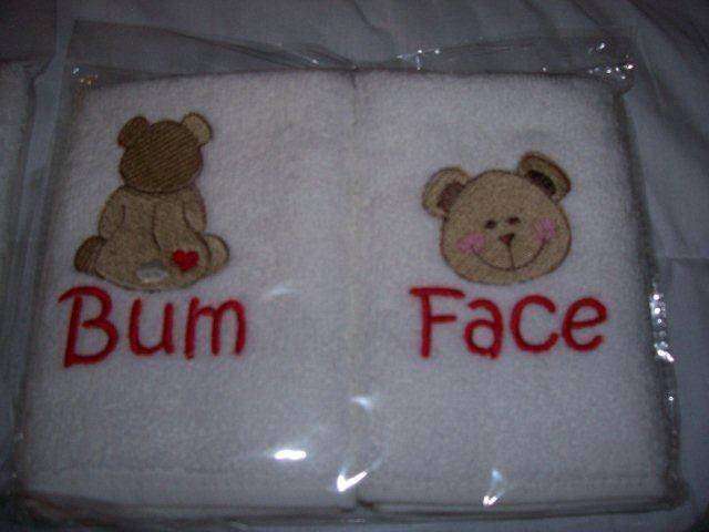 Face Cloth Set (2) - Bum And Face