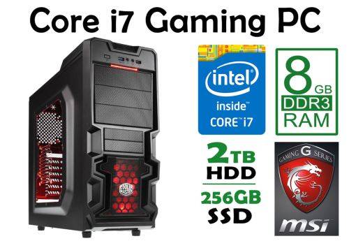 CoolerMaster K380 Core i7 Gaming Desktop PC *Brand New* *All MSI* *GTX 970*