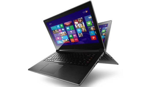LENOVO FLEX 10 Touch Screen - Intel(R) Celeron(R) CPU N2806 - 4 GiG Ram - 500 GB HDD - Win 8