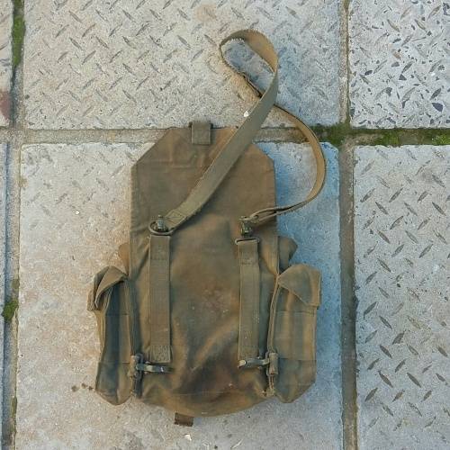 SADF webbing patrol bag patrolliesak with sling