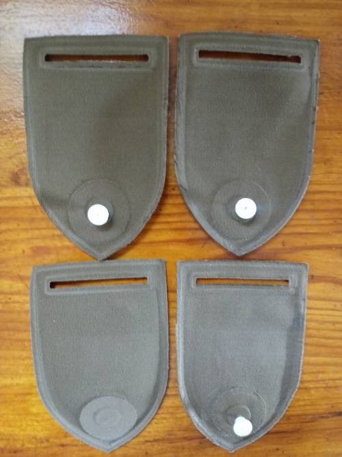 4 x SA Army HQ Tupperware Shoulder Flashes
