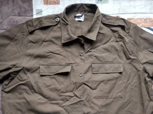 SANDF nutria long sleeve shirt size 127 XXL LIKE NEW