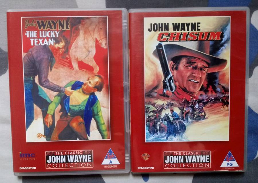 John Wayne Chisum + The Lucky Texan Dvds