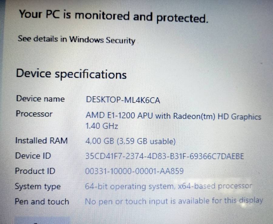 HP Compaq CQ58 Laptop NO Battery