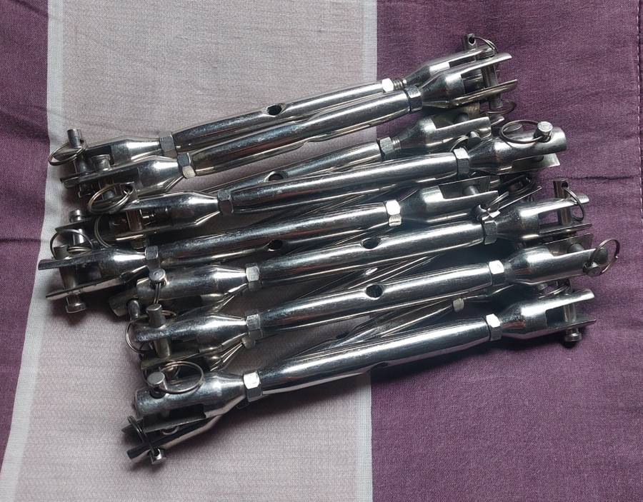 Turnbuckle Fork and Fork SS 6mm x6