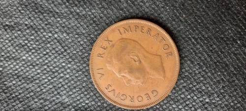 1942 SOUTH AFRICA 1D - GEORGIVS VI REX IMPERATOR