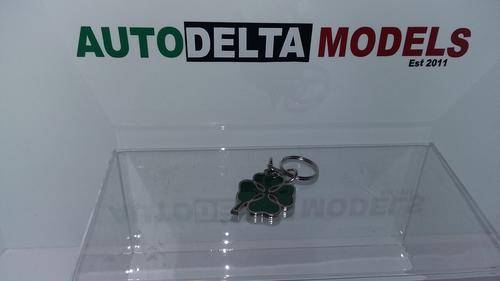 ALFA ROMEO GREEN CLOVER METAL KEY RING  * FREE SHIPPING IN SA *