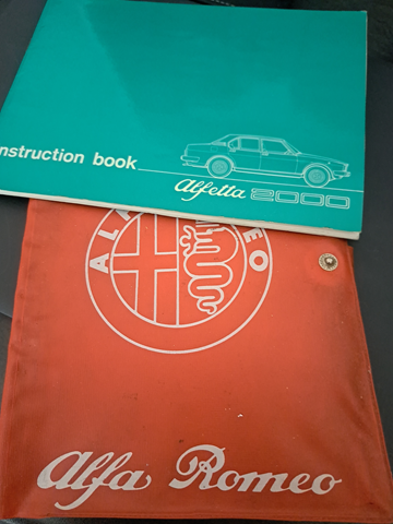 ALFA ROMEO ALFETTA OWNERS MANUAL