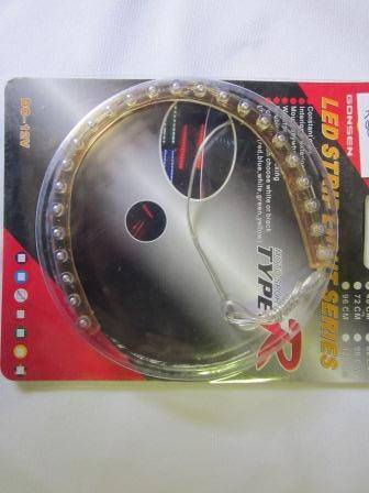 24 cm LED strip lights (white)
