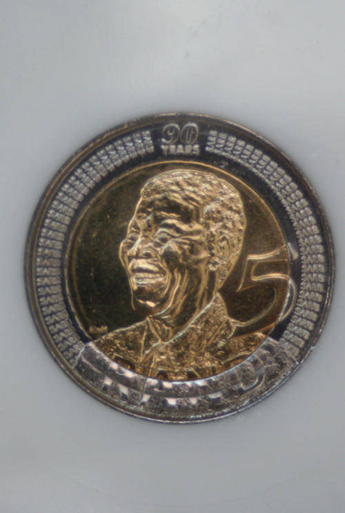 3 x MANDELA 90th ERROR COINS - 2008  - UNCIRCULATED !!!