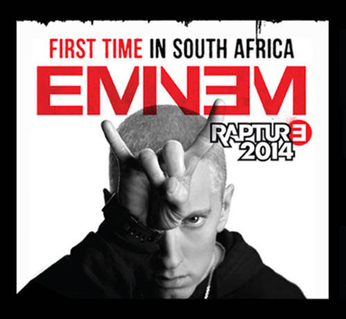 EMINEM RAPTURE 2014: JOBURG **GOLDEN CIRCLE** TICKETS