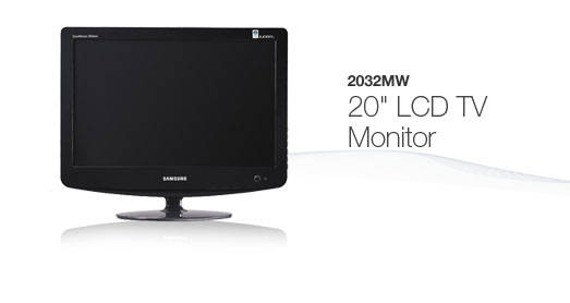 Samsung 20" LCD TV and PC Monitor in one!!!