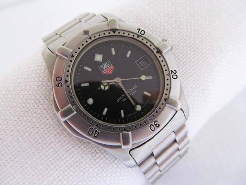 RARE TAG HEUER 2000 SERIES Stainless Steel QUARTZ 962.013R DIVERWATCH MIDSIZE