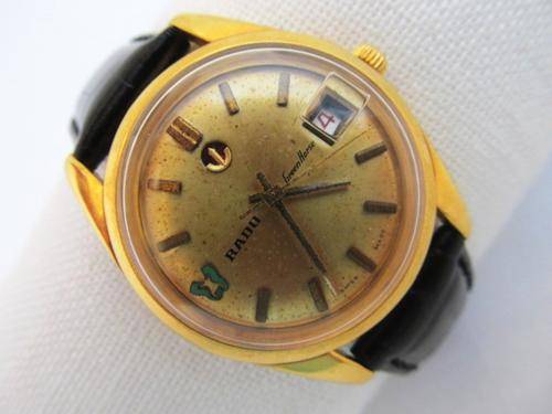 RADO GREENHORSE DATE AUTOMATIC GOLDPLATED MENS DRESSWATCH**MAKE ME AN OFFER**