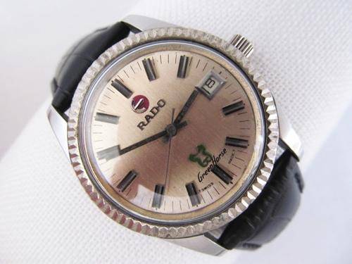 RADO GREEN HORSE DATE AUTOMATIC MENS WATCH - OPEN TO OFFERS?!!