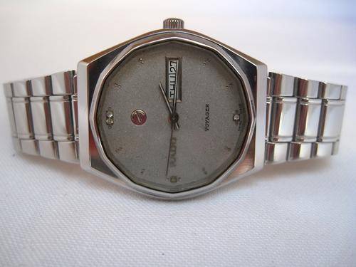 RADO VOYAGER DAYDATE ALL STEEL AUTOMATIC MENS WATCH