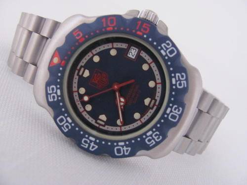 TAG HEUER F1 CLASSIC MIDSIZE WATCH, BLUE NR