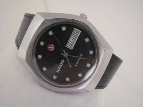 CLASSIC RADO VOYAGER MIDSIZE SS DAY DATE SS WATCH