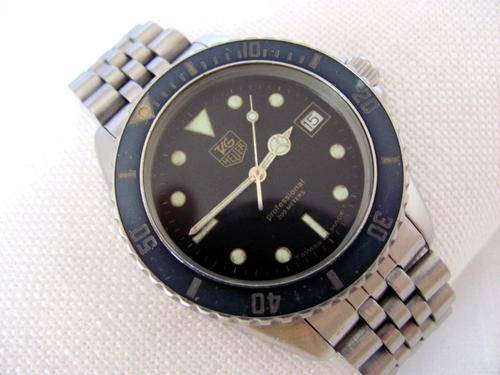 RARE TAG HEUER 1000 SERIES SS QUARTZ MENS DIVERWATCH