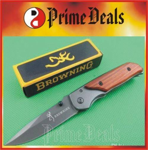 4 to Go!! BROWNING 332 POCKET KNIFE - High Carbon Stainless Steel Blade! GR8 QUALITY!!