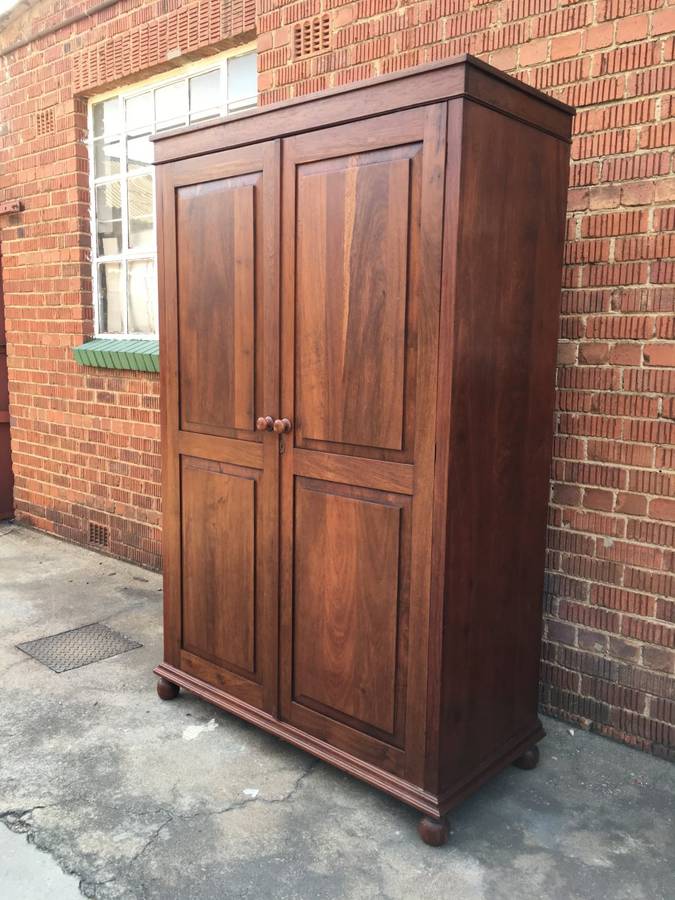 Solid genuine mahogany wardrobe