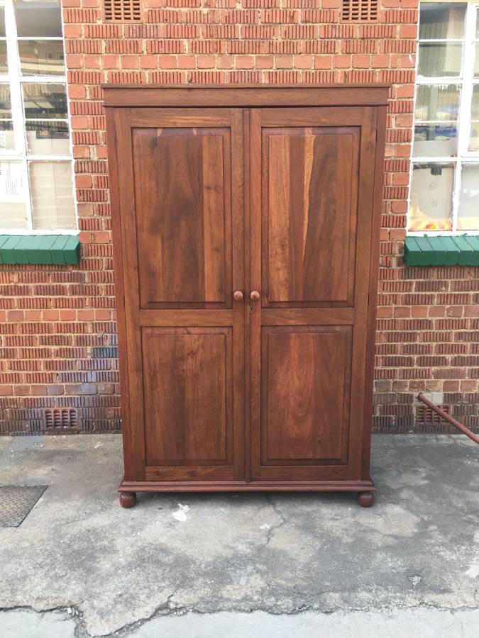 Solid genuine mahogany wardrobe