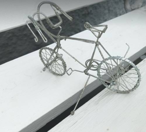 Miniature Wire Art Bicycle