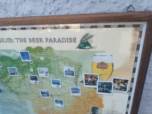 FRAMED Print BELGIUM: The Beer Paradise