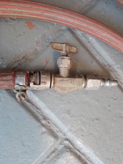 Vintage Compressor Hose 11 Meters