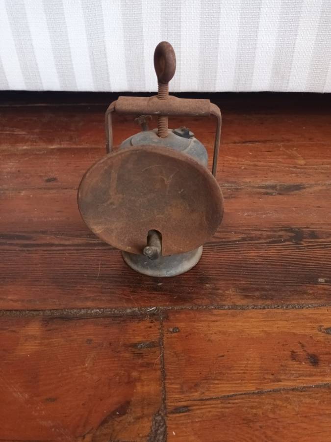 ANTIQUE Carbide Miner`s Lamp