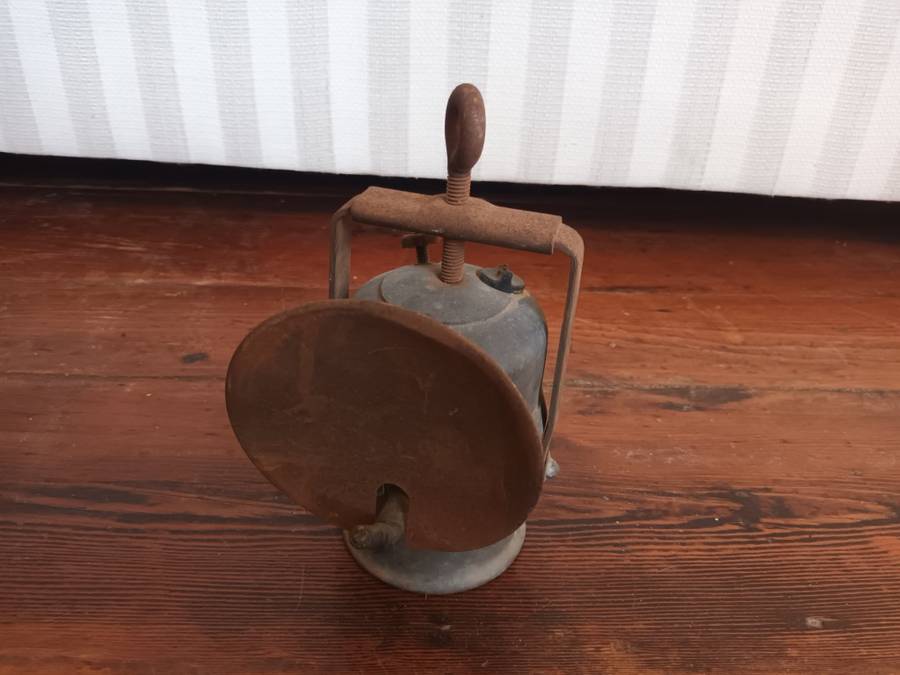 ANTIQUE Carbide Miner`s Lamp