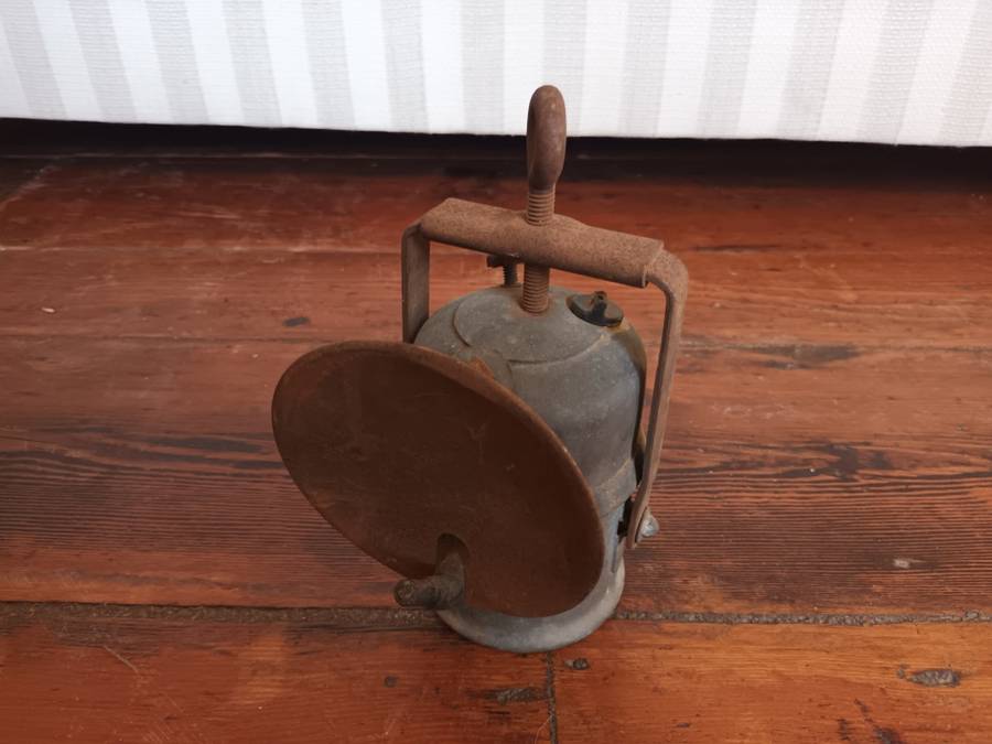 ANTIQUE Carbide Miner`s Lamp