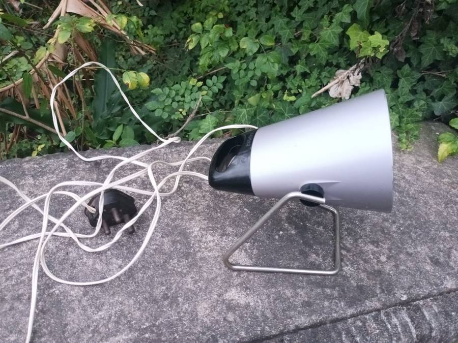 VINTAGE Retro Heat Lamp Philips Infraphil, 80s
