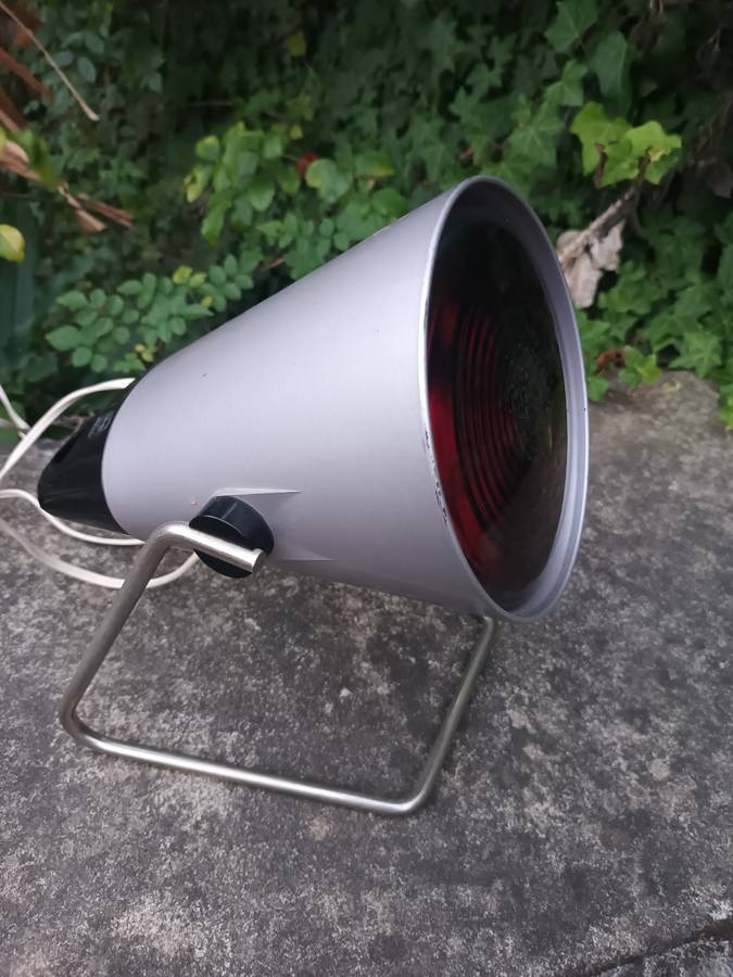 VINTAGE Retro Heat Lamp Philips Infraphil, 80s