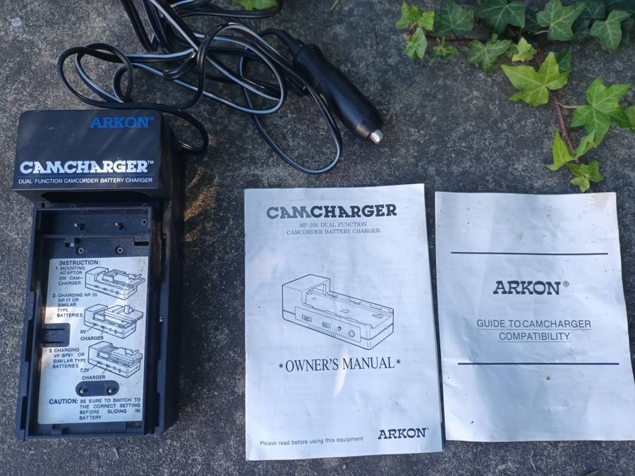 Arkon Camcharger, Dual Function Camcorder Battery Charger, MP-200