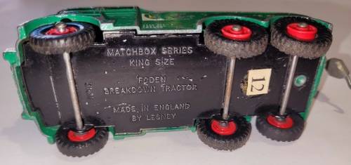 Matchbox Speed kings K 12 Foden Breakdown Tractor