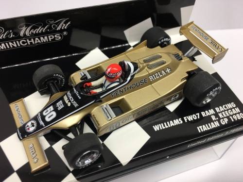 MINICHAMPS WILLIAMS FW07 #50 ITALIAN GP 1980  1/43 - 400 800050 Ltd Ed 1/2784