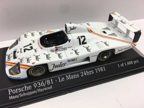 Porsche 936/81 #12 1981 Le Mans Minichamps 430 816912