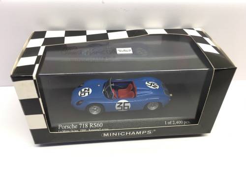 Porsche 718 RS60 1960 #36 LM minichamps 430 606536