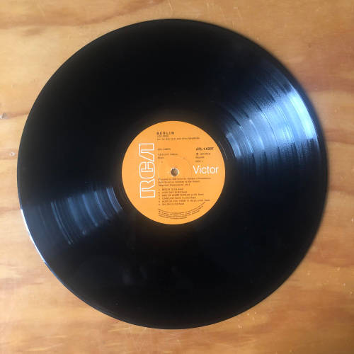 LOU REED - BERLIN  . LP Vinyl . VG