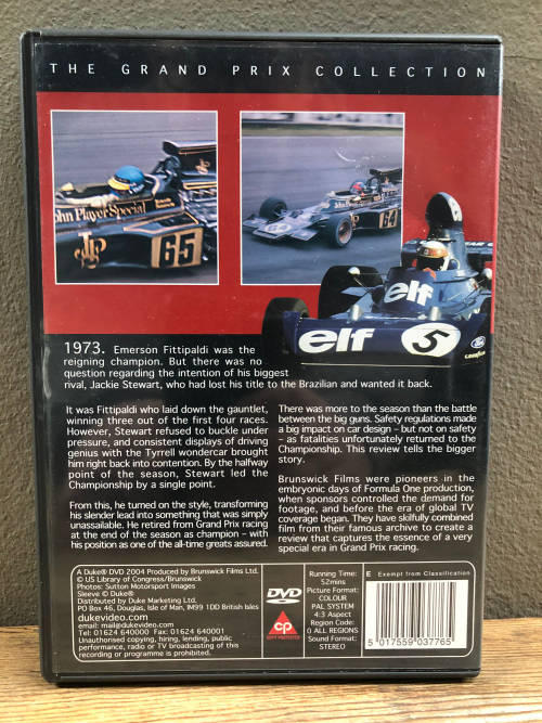 DVD`s MOTORSPORT x11 box set F1 1970s