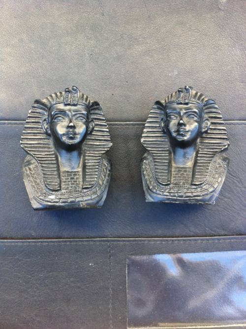 Egyption Pharaoh Collectible Figures - Ebony heavy wood it seems. Beautifully crafted!!
