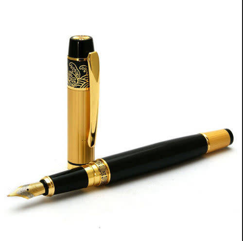 Her Beautiful Fountain Pen  Steel Medium Nib - Bargain Read Description