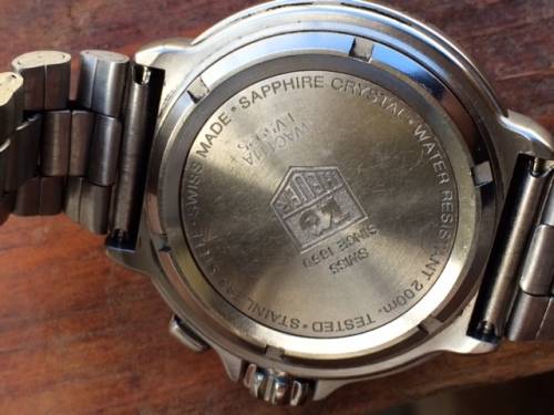 TAG HEUER FORMULA 1 ALARM WATCH 41MM  - Model WAC111A Great bargain! READ PLEASE